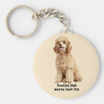Pudel Keychain Nyckelringar