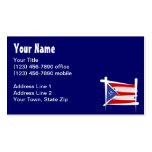 Puerto Rico borstar flagga Visitkort