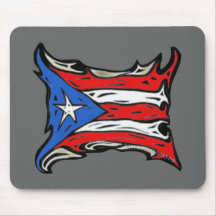 Puerto Rico flagga av Reggaeton Musmatta