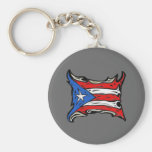 Puerto Rico flagga av Reggaeton Nyckel Ring