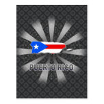 Puerto Rico flaggakarta 2,0 Vykort
