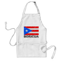 Puerto Rico tappning sjunker Boricua Förkläde