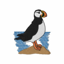 Puffin Broderad Luvtröja