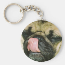Pugalicious Keychain Nyckel Ring