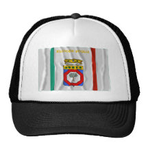 Puglia som vinkar flagga baseball hat