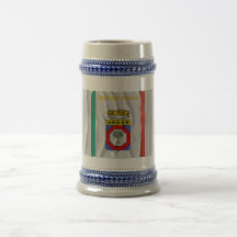 Puglia som vinkar flagga muggar