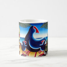 Pukekos & Nikau Kaffe Kopp