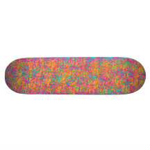 Puking regnbågar anpassningsbara skateboard