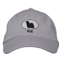 Puli broderade hatten