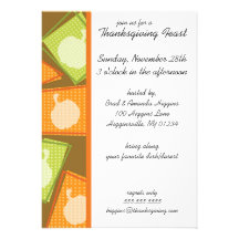 Pumpa lappar thanksgivingpartyinbjudningar