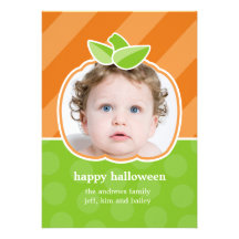 Pumpafödelsedaginbjudan eller Halloween hälsning