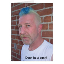 Punk födelsedagkort