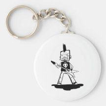 Punk sten nyckel ringar