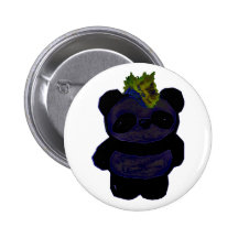 Punk stenPanda 2 Knapp Med Nål