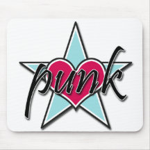 Punk stjärnamousepad för häfte musmattor