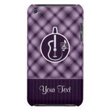Purpurfärgad akustisk gitarr iPod Case-Mate fodraler