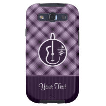 Purpurfärgad akustisk gitarr samsung galaxy s3 skal