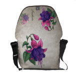 Purpurfärgad Fuchsiasanpassade Messenger Bag