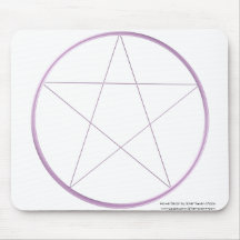 Purpurfärgad GelPentacle Musmatta
