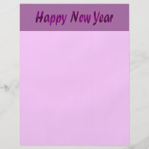 purpurfärgad gott nytt år flyg blad