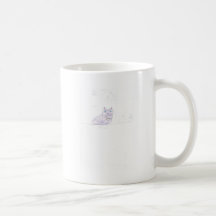 purpurfärgad katt kaffe koppar