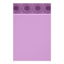 PURPURFÄRGAD SOLROSbrevpapper