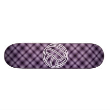 Purpurfärgad volleyboll skate boards