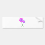 Purpurfärgade daisyblommor bildekal
