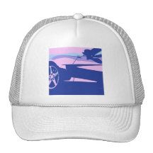 Purpurfärgade purpurfärgade Corvette Baseball Hat