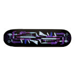 Purpurfärgade vapen skateboard decks