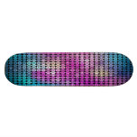 Purpurfärgat mosaiskt Skateboarddäck