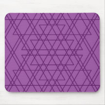 Purpurfärgat raster Mousepad Mus Mattor