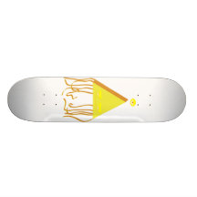 Pyramidtioarmad bläckfisk stiger ombord skate deck