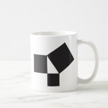 pythagorian thoerem kaffe mugg