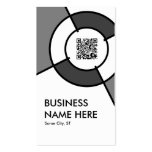 QR kodifierar uppsätta som mål Visitkort Mallar