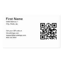 QR kodifierar visitkorten