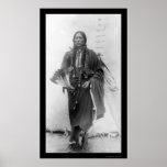 Quanah Parker, indisk chef 1909 för Comanche Print