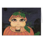 Quantum unge i en Halloween pumpa Kort