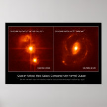 QuasarWith&amp; WithoutHostGalaxy Print