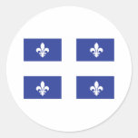 Quebec flagga klistermärken