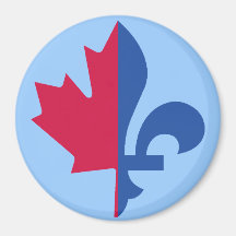 QUEBEC KANADA FLAGGA MAGNETER