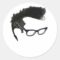 Quiff + Specifikationer = Indefatigable snille klistermärken