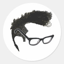 Quiff + Specifikationer = Indefatigable snille klistermärken