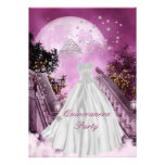 Quinceanera 15th födelsedagsfest inbjudningar