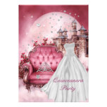 Quinceanera 15th födelsedagsfest inbjudningar