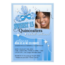 QUINCEANERA-MASKERADINBJUDAN