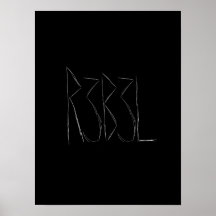 R3B3L-affisch