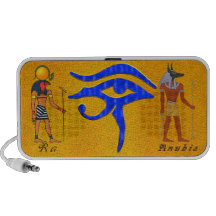Ra, öga av Horus & Anubis Notebook Högtalare