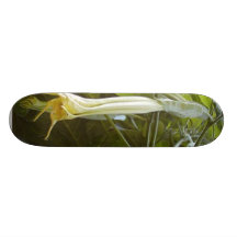 Räcka blommor löv skateboards