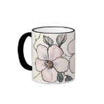 Räcka målade blommar